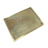 High-Quality Plane Brass Plates for Casting Projects